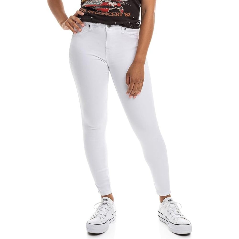 1822 White Jeans WMNS 16 High-Rise Ankle Skinny Stretch Ultra Soft Denim Modern